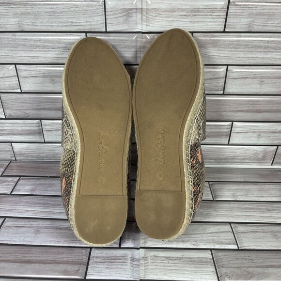 Sam‎ Edelman Women's Leather Snake Print Slip-On Espadrille Shoe Size 7-NEW - Picture 7 of 8